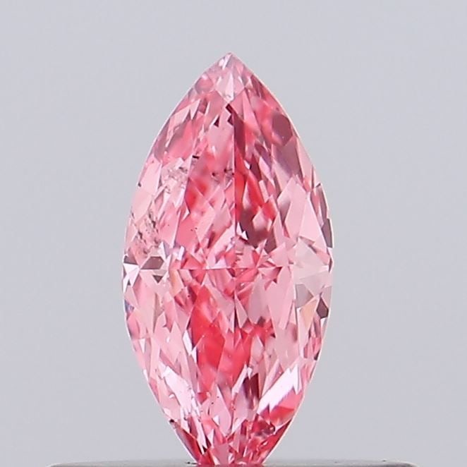 Loose Diamond - MARQUISE 0.29ct Fancy Vivid Pink VS2: Loose Diamond - MARQUISE 0.29ct Fancy Vivid Pink VS2 Source: This is a real non-mined Diamond that has been grown in a lab Shape: MARQUISE Carats: 0.29 Color: Fancy Vivid Pink Certification: NONE Vide