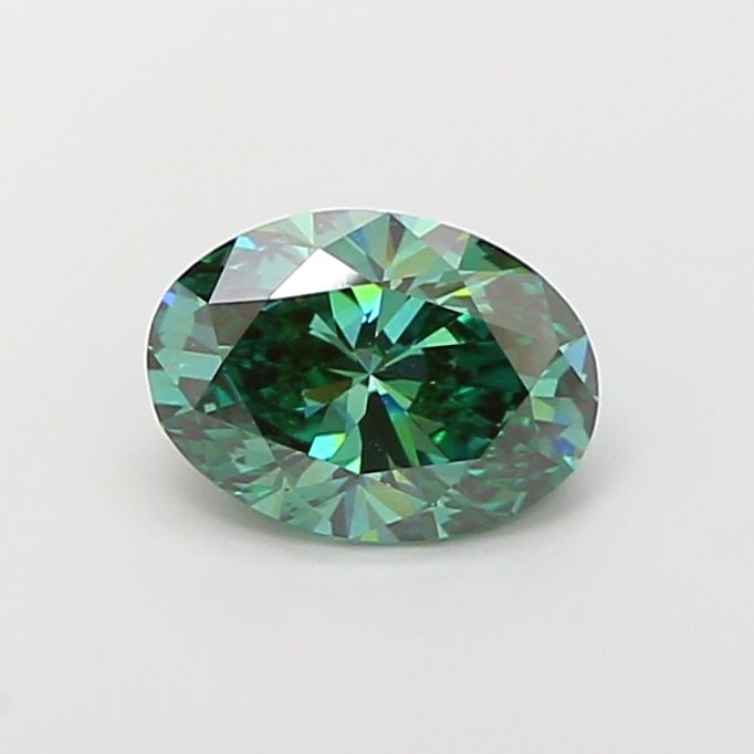 Loose Diamond - OVAL 2.02ct Fancy Vivid Green VVS2: Loose Diamond - OVAL 2.02ct Fancy Vivid Green VVS2 Source: This is a real non-mined Diamond that has been grown in a lab Shape: OVAL Carats: 2.02 Color: Fancy Vivid Green Certification: IGI Video: