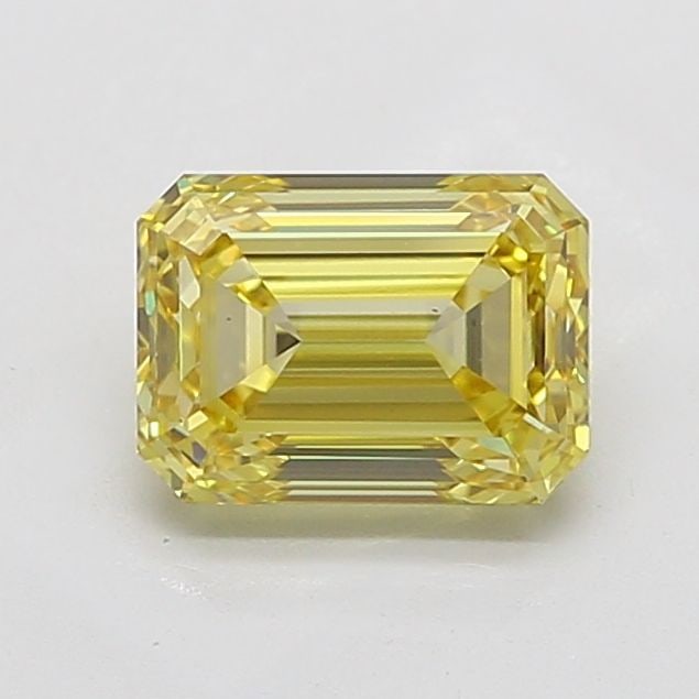 Loose Diamond - EMERALD 3.01ct Fancy Intense Yellow VS1: Loose Diamond - EMERALD 3.01ct Fancy Intense Yellow VS1 Source: This is a real non-mined Diamond that has been grown in a lab Shape: EMERALD Carats: 3.01 Color: Fancy Intense Yellow Certification: IGI