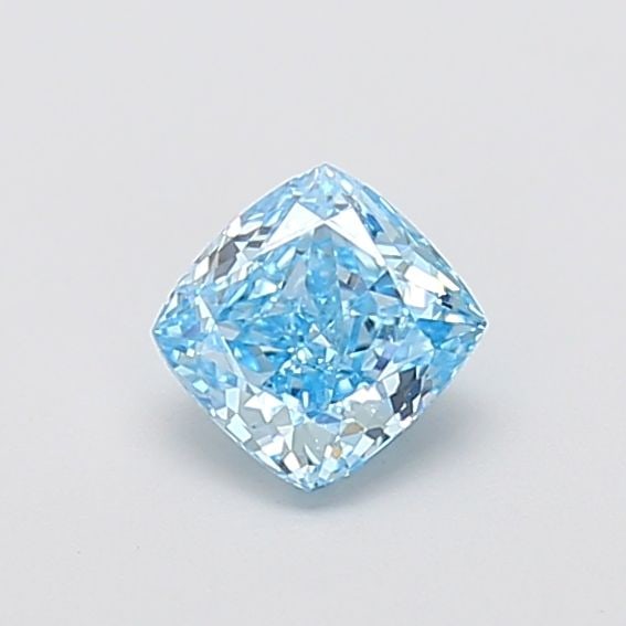 Loose Diamond - CUSHION MODIFIED 0.8ct Fancy Vivid Blue VVS2: Loose Diamond - CUSHION MODIFIED 0.8ct Fancy Vivid Blue VVS2 Source: This is a real non-mined Diamond that has been grown in a lab Shape: CUSHION MODIFIED Carats: 0.8 Color: Fancy Vivid Blue