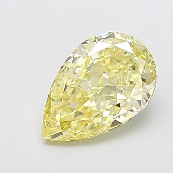 Loose Diamond - PEAR 1.53ct Fancy Light Yellow VS2: Loose Diamond - PEAR 1.53ct Fancy Light Yellow VS2 Source: This is a real non-mined Diamond that has been grown in a lab Shape: PEAR Carats: 1.53 Color: Fancy Light Yellow Certification: IGI Video: