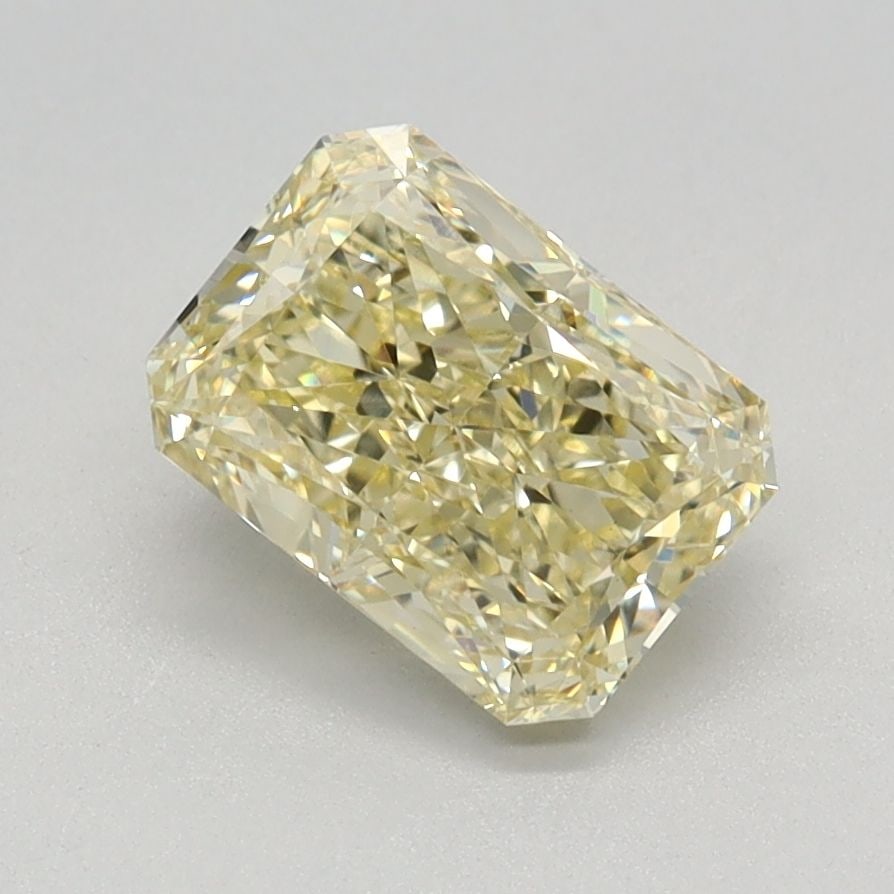 Loose Diamond - RADIANT 1.34ct Fancy Intense Yellow VVS2: Loose Diamond - RADIANT 1.34ct Fancy Intense Yellow VVS2 Source: This is a real non-mined Diamond that has been grown in a lab Shape: RADIANT Carats: 1.34 Color: Fancy Intense Yellow Certification: IG