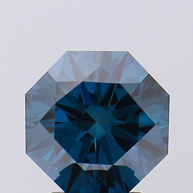 Loose Diamond - OCTAGONAL 2.35ct Fancy Deep Blue VS1: Loose Diamond - OCTAGONAL 2.35ct Fancy Deep Blue VS1 Source: This is a real non-mined Diamond that has been grown in a lab Shape: OCTAGONAL Carats: 2.35 Color: Fancy Deep Blue Certification: NONE