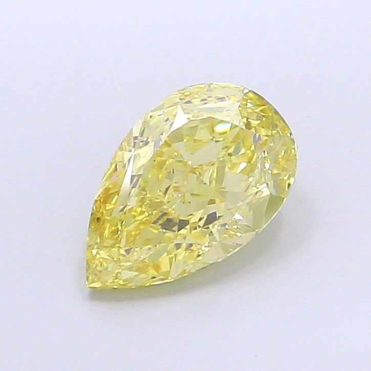 Loose Diamond - PEAR 3.38ct Fancy Intense Yellow VS1: Loose Diamond - PEAR 3.38ct Fancy Intense Yellow VS1 Source: This is a real non-mined Diamond that has been grown in a lab Shape: PEAR Carats: 3.38 Color: Fancy Intense Yellow Certification: IGI Video