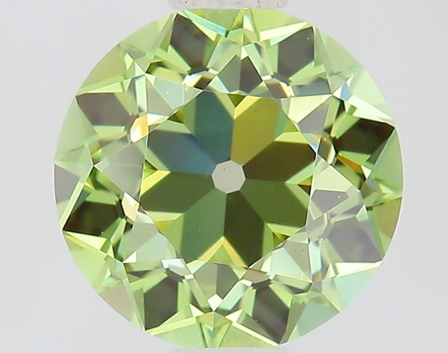 Loose Diamond - OLD EUROPEAN CUT 1.09ct Fancy Vivid Green VS1: Loose Diamond - OLD EUROPEAN CUT 1.09ct Fancy Vivid Green VS1 Source: This is a real non-mined Diamond that has been grown in a lab Shape: OLD EUROPEAN CUT Carats: 1.09 Color: Fancy Vivid Green Certif