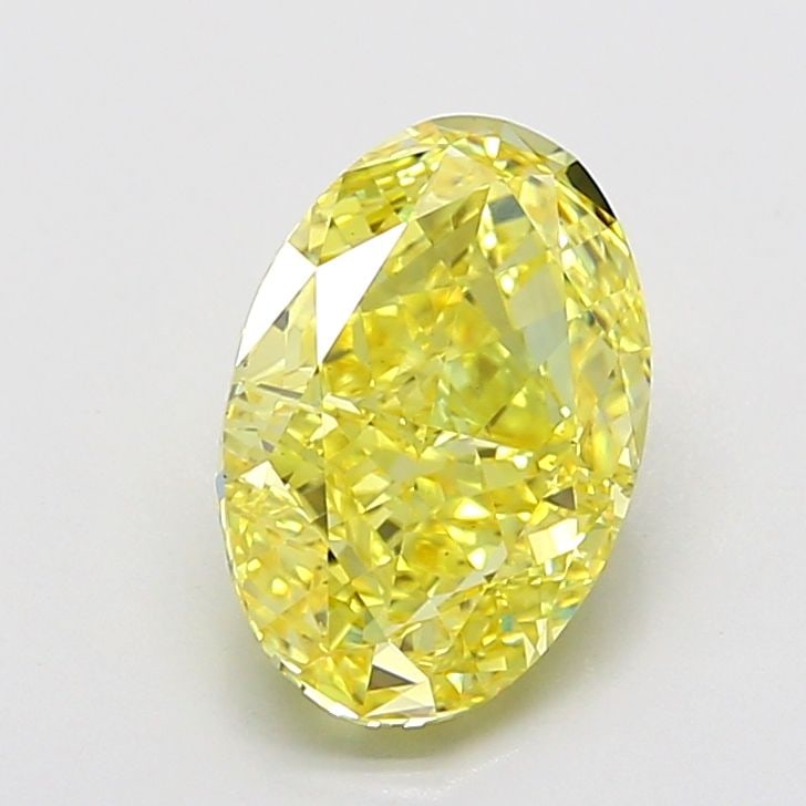 Loose Diamond - OVAL 3.51ct Fancy Intense Yellow VS1: Loose Diamond - OVAL 3.51ct Fancy Intense Yellow VS1 Source: This is a real non-mined Diamond that has been grown in a lab Shape: OVAL Carats: 3.51 Color: Fancy Intense Yellow Certification: IGI Video