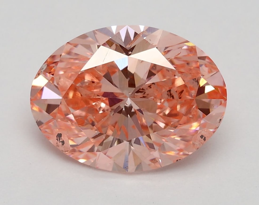 Loose Diamond - OVAL 3.02ct Fancy Vivid Pink SI2: Loose Diamond - OVAL 3.02ct Fancy Vivid Pink SI2 Source: This is a real non-mined Diamond that has been grown in a lab Shape: OVAL Carats: 3.02 Color: Fancy Vivid Pink Certification: IGI Video: