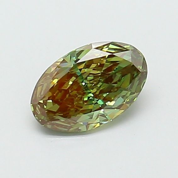 Loose Diamond - OVAL 0.9ct Fancy Green VS1: Loose Diamond - OVAL 0.9ct Fancy Green VS1 Source: This is a real non-mined Diamond that has been grown in a lab Shape: OVAL Carats: 0.9 Color: Fancy Green Certification: IGI Video: