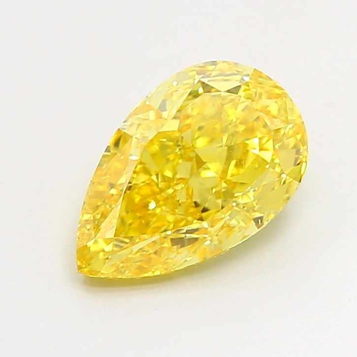 Loose Diamond - PEAR 2.04ct Fancy Vivid Yellow VS1: Loose Diamond - PEAR 2.04ct Fancy Vivid Yellow VS1 Source: This is a real non-mined Diamond that has been grown in a lab Shape: PEAR Carats: 2.04 Color: Fancy Vivid Yellow Certification: IGI Video:
