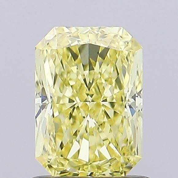 Loose Diamond - RADIANT 1.05ct Fancy Intense Yellow VS1: Loose Diamond - RADIANT 1.05ct Fancy Intense Yellow VS1 Source: This is a real non-mined Diamond that has been grown in a lab Shape: RADIANT Carats: 1.05 Color: Fancy Intense Yellow Certification: IGI