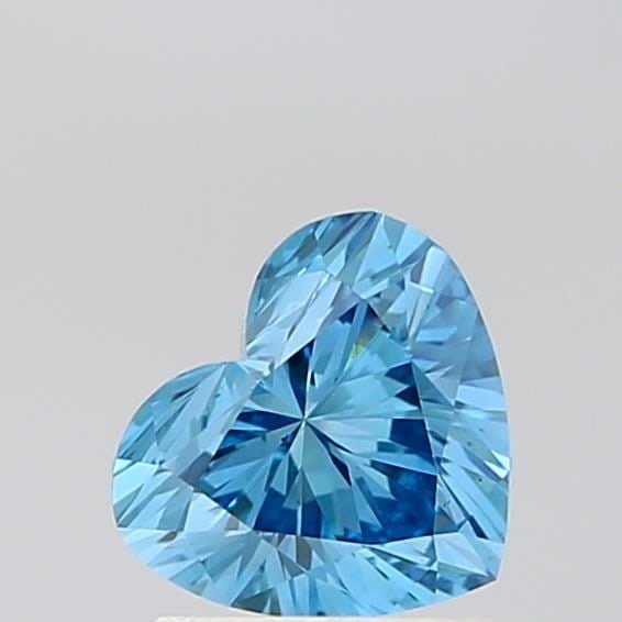 Loose Diamond - HEART 1.03ct Fancy Vivid Blue VS1: Loose Diamond - HEART 1.03ct Fancy Vivid Blue VS1 Source: This is a real non-mined Diamond that has been grown in a lab Shape: HEART Carats: 1.03 Color: Fancy Vivid Blue Certification: IGI Video: