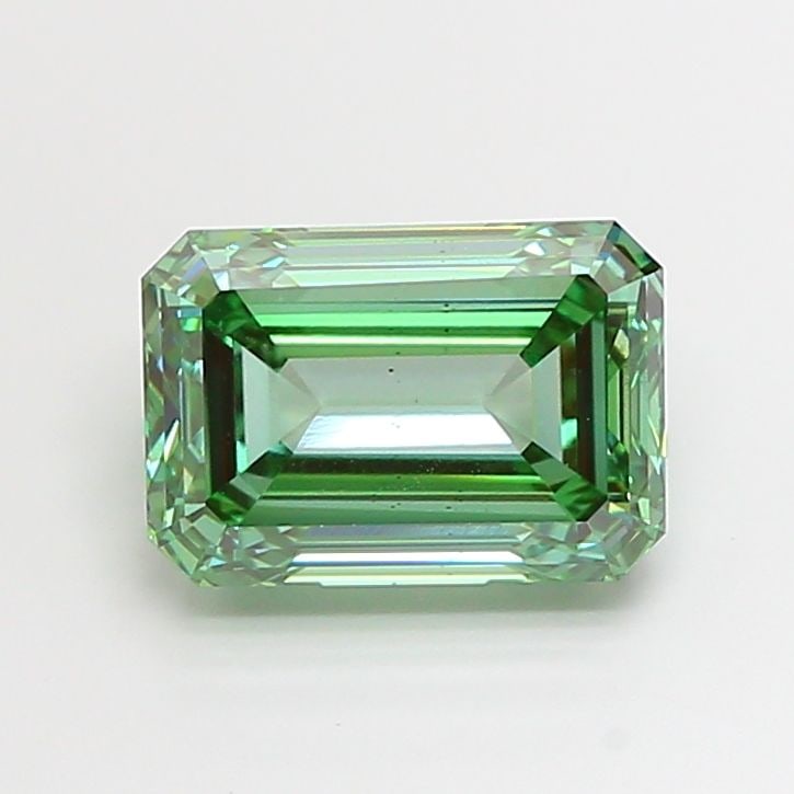 Loose Diamond - EMERALD 5.0ct Fancy Vivid Green VS2 (1 of 1)