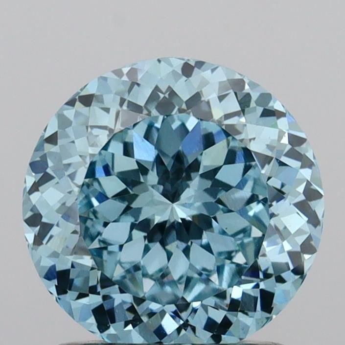 Loose Diamond - ROUND 1.33ct Fancy Intense Blue VVS2: Loose Diamond - ROUND 1.33ct Fancy Intense Blue VVS2 Source: This is a real non-mined Diamond that has been grown in a lab Shape: ROUND Carats: 1.33 Color: Fancy Intense Blue Certification: IGI Video: