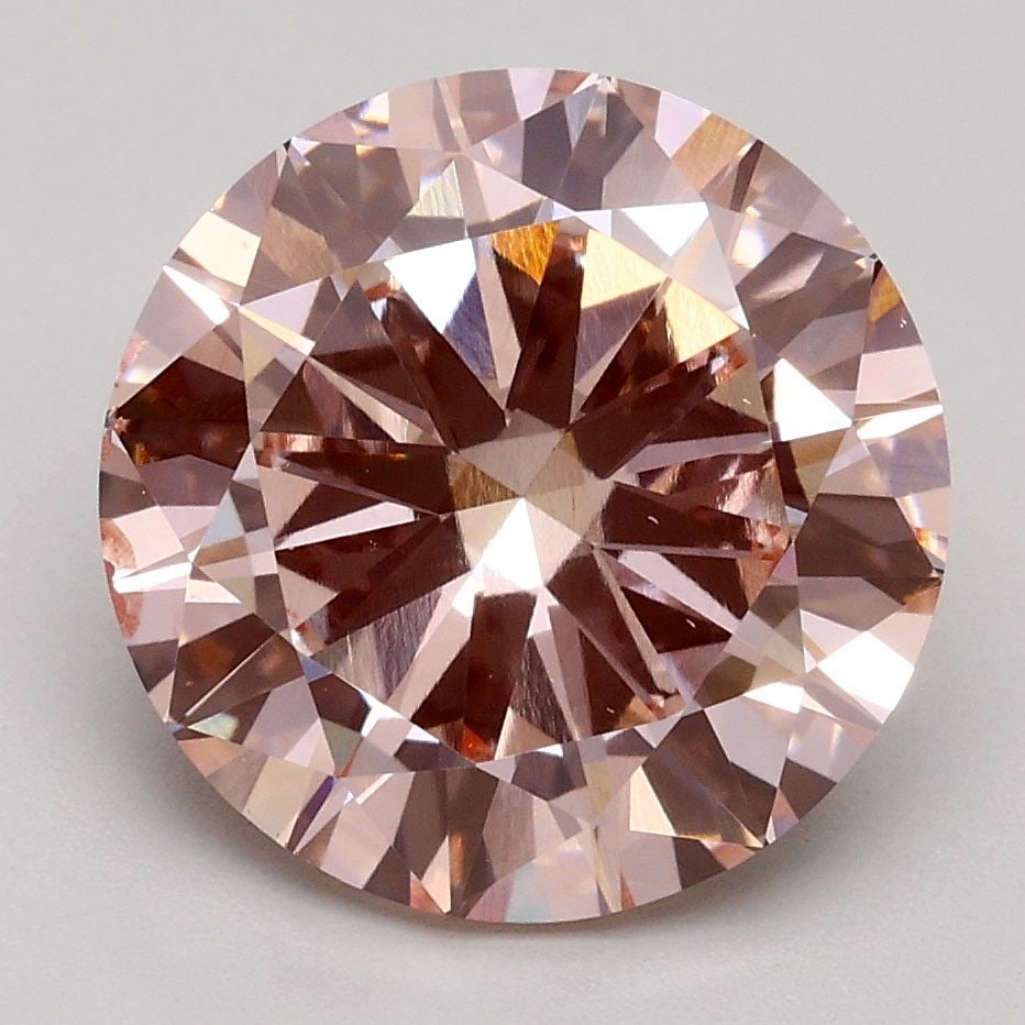 Loose Diamond - ROUND 3.01ct Fancy Pink VS2: Loose Diamond - ROUND 3.01ct Fancy Pink VS2 Source: This is a real non-mined Diamond that has been grown in a lab Shape: ROUND Carats: 3.01 Color: Fancy Pink Certification: IGI Video: Video Link