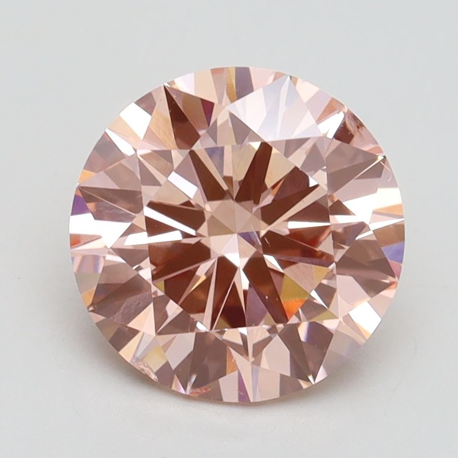 Loose Diamond - ROUND 2.5ct Fancy Intense Pink SI1: Loose Diamond - ROUND 2.5ct Fancy Intense Pink SI1 Source: This is a real non-mined Diamond that has been grown in a lab Shape: ROUND Carats: 2.5 Color: Fancy Intense Pink Certification: IGI Video: