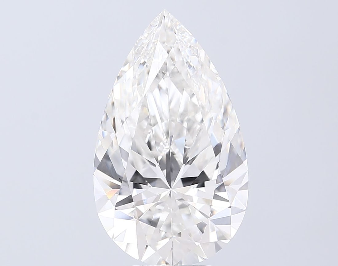 Loose Diamond - PEAR 7.08ct E VVS2: Loose Diamond - PEAR 7.08ct E VVS2 Source: This is a real non-mined Diamond that has been grown in a lab Shape: PEAR Carats: 7.08 Color: E Clarity: VVS2 Certification: IGI Video: Video Link