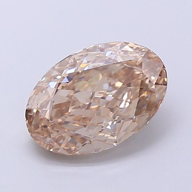 Loose Diamond - OVAL 2.01ct Fancy Light Brown VVS2: Loose Diamond - OVAL 2.01ct Fancy Light Brown VVS2 Source: This is a real non-mined Diamond that has been grown in a lab Shape: OVAL Carats: 2.01 Color: Fancy Light Brown Certification: IGI Video: