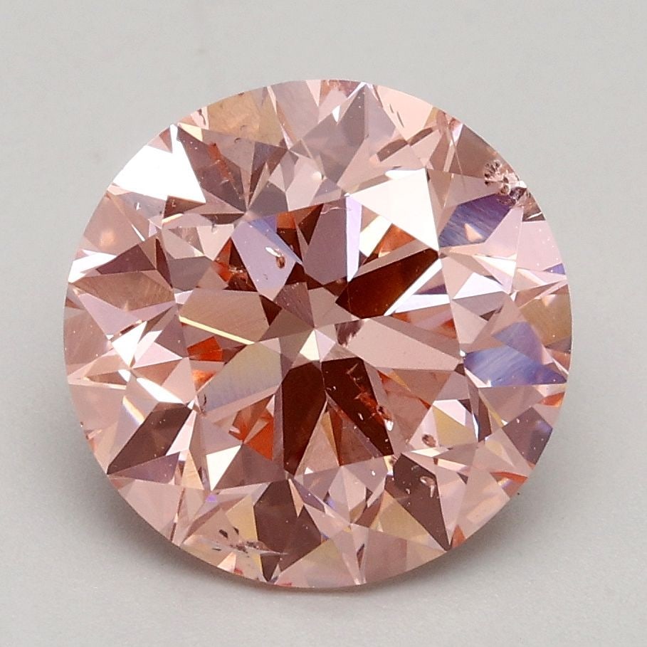 Loose Diamond - ROUND 2.52ct Fancy Intense Pink SI2: Loose Diamond - ROUND 2.52ct Fancy Intense Pink SI2 Source: This is a real non-mined Diamond that has been grown in a lab Shape: ROUND Carats: 2.52 Color: Fancy Intense Pink Certification: IGI Video:
