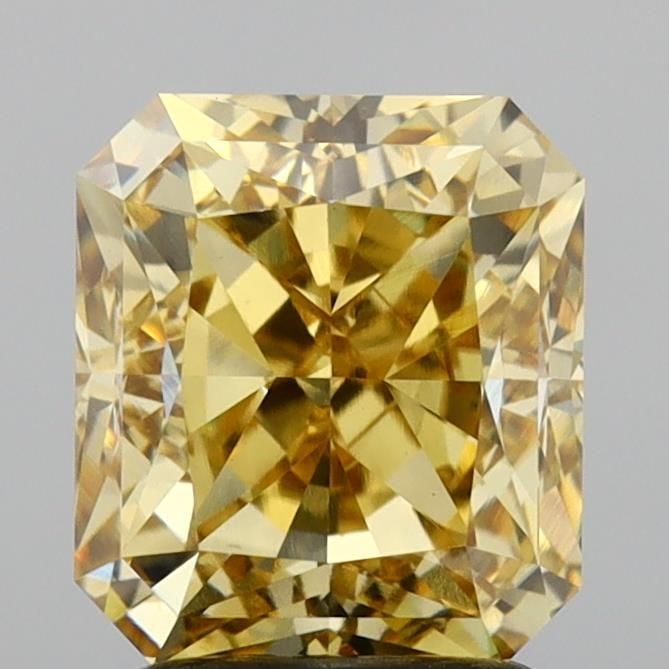 Loose Diamond - RADIANT 3.01ct Fancy Yellow VVS2: Loose Diamond - RADIANT 3.01ct Fancy Yellow VVS2 Source: This is a real non-mined Diamond that has been grown in a lab Shape: RADIANT Carats: 3.01 Color: Fancy Yellow Certification: IGI Video: Video