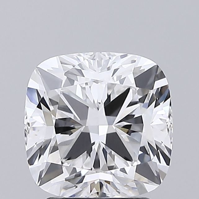 Loose Diamond - CUSHION MODIFIED 2.44ct E VVS2: Loose Diamond - CUSHION MODIFIED 2.44ct E VVS2 Source: This is a real non-mined Diamond that has been grown in a lab Shape: CUSHION MODIFIED Carats: 2.44 Color: E Clarity: VVS2 Certification: IGI Vide