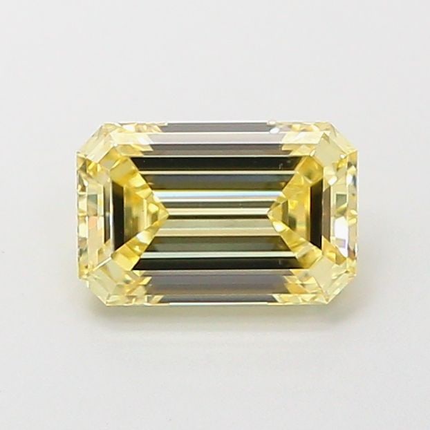 Loose Diamond - EMERALD 1.05ct Fancy Yellow VS2: Loose Diamond - EMERALD 1.05ct Fancy Yellow VS2 Source: This is a real non-mined Diamond that has been grown in a lab Shape: EMERALD Carats: 1.05 Color: Fancy Yellow Certification: IGI Video: