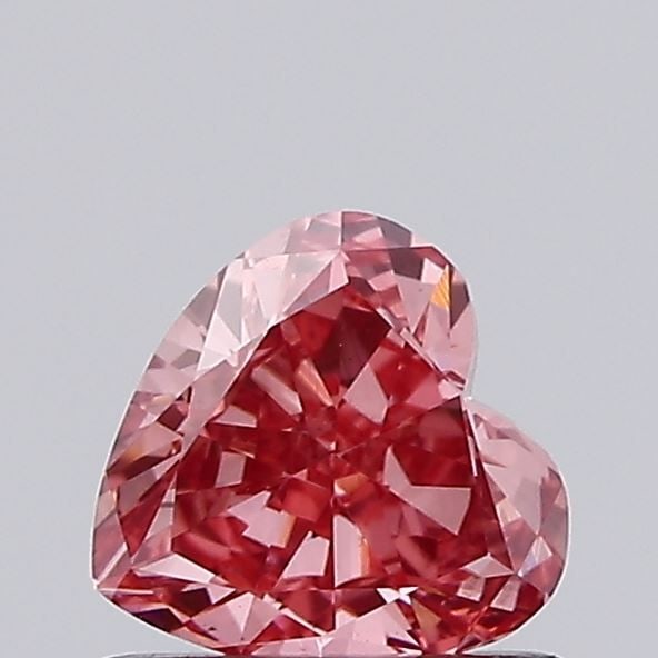 Loose Diamond - HEART 0.63ct Fancy Vivid Pink VS1: Loose Diamond - HEART 0.63ct Fancy Vivid Pink VS1 Source: This is a real non-mined Diamond that has been grown in a lab Shape: HEART Carats: 0.63 Color: Fancy Vivid Pink Certification: IGI Video: