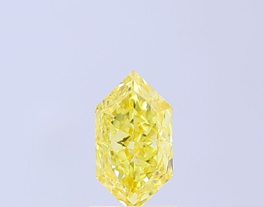 Loose Diamond - HEXAGONAL 1.01ct Fancy Intense Yellow VS1: Loose Diamond - HEXAGONAL 1.01ct Fancy Intense Yellow VS1 Source: This is a real non-mined Diamond that has been grown in a lab Shape: HEXAGONAL Carats: 1.01 Color: Fancy Intense Yellow Certification: