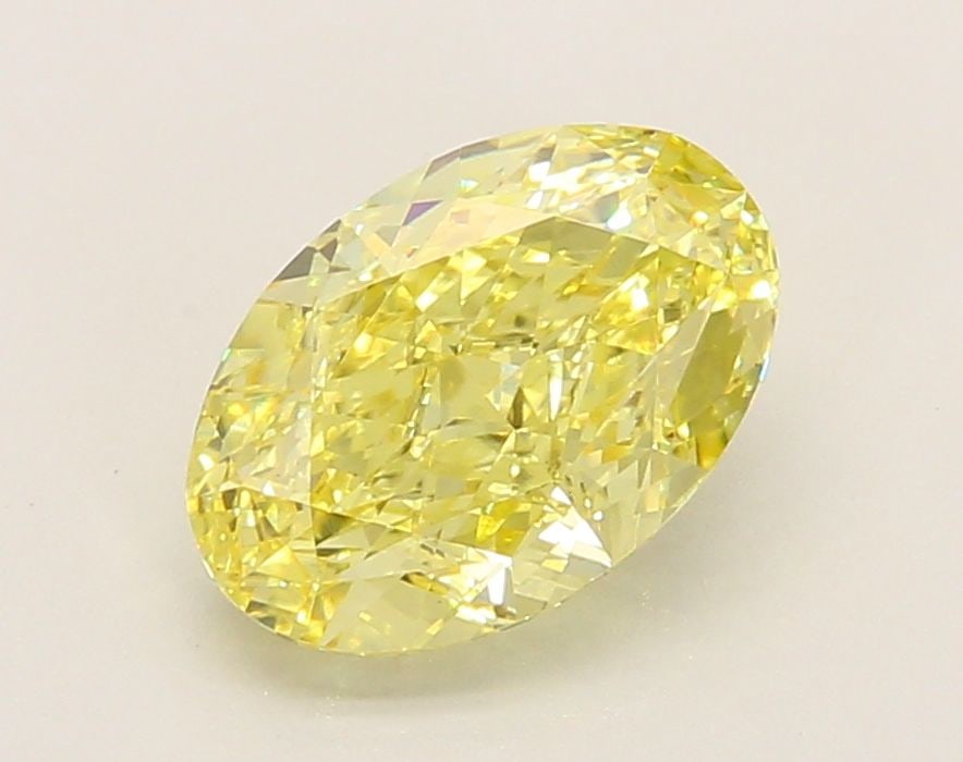 Loose Diamond - OVAL 2.56ct Fancy Intense Yellow VS1: Loose Diamond - OVAL 2.56ct Fancy Intense Yellow VS1 Source: This is a real non-mined Diamond that has been grown in a lab Shape: OVAL Carats: 2.56 Color: Fancy Intense Yellow Certification: IGI Video
