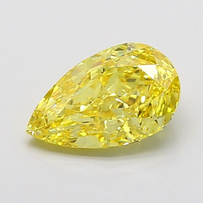 Loose Diamond - PEAR 3.06ct Fancy Vivid Yellow VS1: Loose Diamond - PEAR 3.06ct Fancy Vivid Yellow VS1 Source: This is a real non-mined Diamond that has been grown in a lab Shape: PEAR Carats: 3.06 Color: Fancy Vivid Yellow Certification: IGI Video: