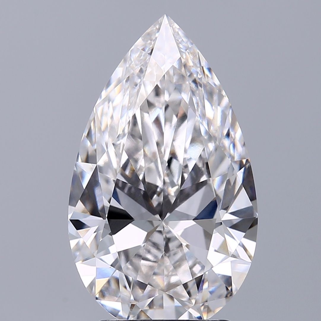 Loose Diamond - PEAR 2.54ct E VVS1: Loose Diamond - PEAR 2.54ct E VVS1 Source: This is a real non-mined Diamond that has been grown in a lab Shape: PEAR Carats: 2.54 Color: E Clarity: VVS1 Certification: IGI Video: