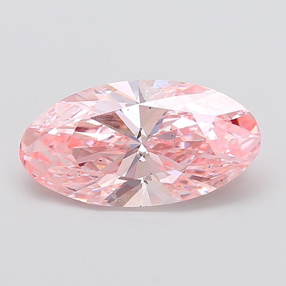 Loose Diamond - OVAL 4.98ct Fancy Vivid Pink VS2: Loose Diamond - OVAL 4.98ct Fancy Vivid Pink VS2 Source: This is a real non-mined Diamond that has been grown in a lab Shape: OVAL Carats: 4.98 Color: Fancy Vivid Pink Certification: IGI Video: