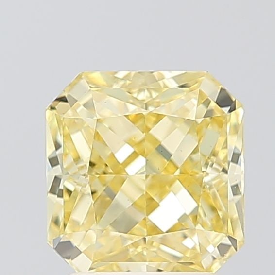 Loose Diamond - SQUARE RADIANT 2.3ct Fancy Intense Yellow VS1: Loose Diamond - SQUARE RADIANT 2.3ct Fancy Intense Yellow VS1 Source: This is a real non-mined Diamond that has been grown in a lab Shape: SQUARE RADIANT Carats: 2.3 Color: Fancy Intense Yellow Certif