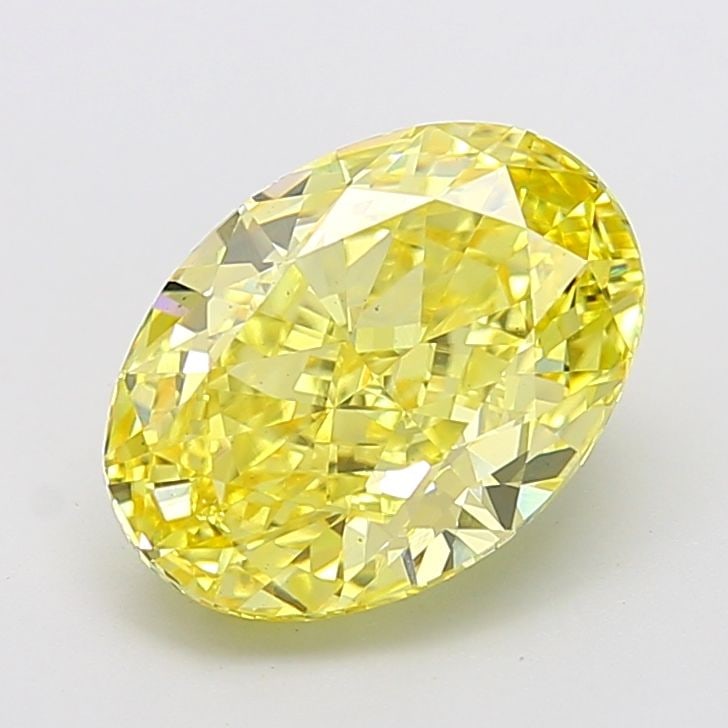 Loose Diamond - OVAL 5.01ct Fancy Intense Yellow VS1: Loose Diamond - OVAL 5.01ct Fancy Intense Yellow VS1 Source: This is a real non-mined Diamond that has been grown in a lab Shape: OVAL Carats: 5.01 Color: Fancy Intense Yellow Certification: IGI Video