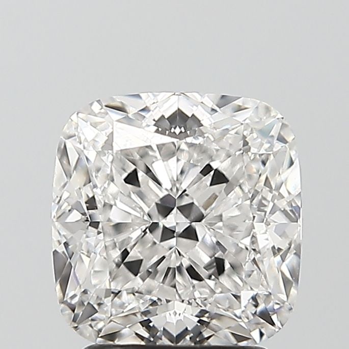 Loose Diamond - CUSHION MODIFIED 2.57ct E VS1: Loose Diamond - CUSHION MODIFIED 2.57ct E VS1 Source: This is a real non-mined Diamond that has been grown in a lab Shape: CUSHION MODIFIED Carats: 2.57 Color: E Clarity: VS1 Certification: IGI Video: