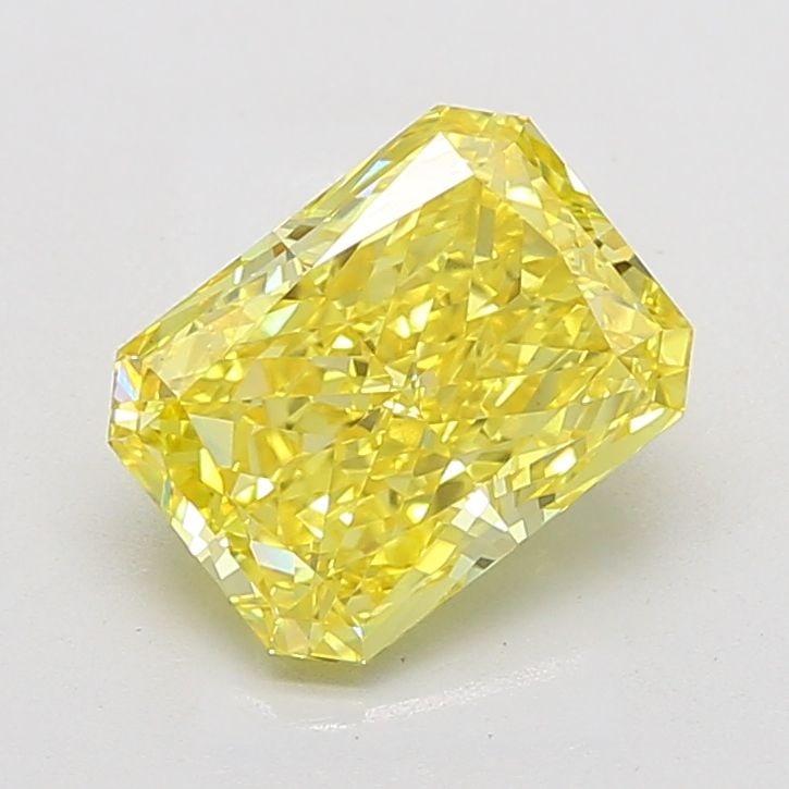 Loose Diamond - RADIANT 4.57ct Fancy Vivid Yellow VS1: Loose Diamond - RADIANT 4.57ct Fancy Vivid Yellow VS1 Source: This is a real non-mined Diamond that has been grown in a lab Shape: RADIANT Carats: 4.57 Color: Fancy Vivid Yellow Certification: IGI Vid