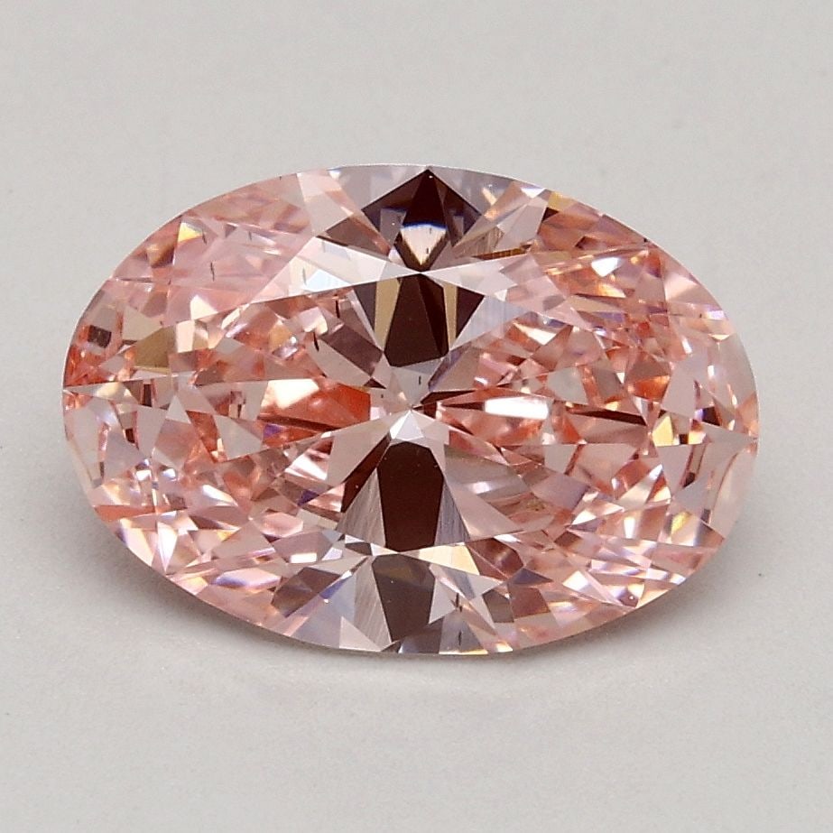Loose Diamond - OVAL 1.53ct Fancy Intense Pink VS2: Loose Diamond - OVAL 1.53ct Fancy Intense Pink VS2 Source: This is a real non-mined Diamond that has been grown in a lab Shape: OVAL Carats: 1.53 Color: Fancy Intense Pink Certification: IGI Video: