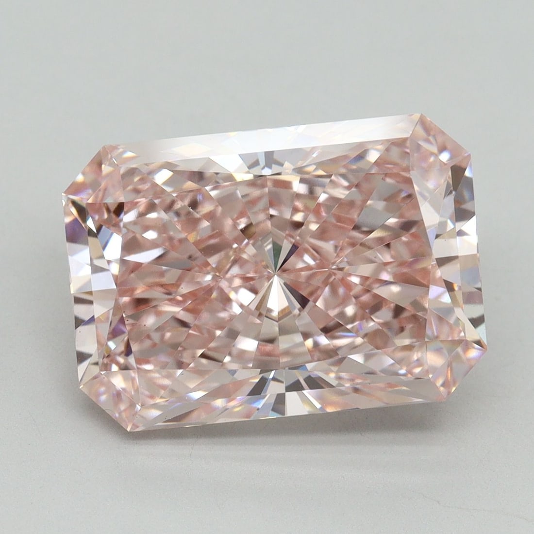 Loose Diamond - RADIANT 8.06ct Fancy Intense Pink VS1: Loose Diamond - RADIANT 8.06ct Fancy Intense Pink VS1 Source: This is a real non-mined Diamond that has been grown in a lab Shape: RADIANT Carats: 8.06 Color: Fancy Intense Pink Certification: IGI