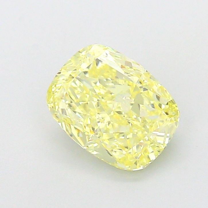 Loose Diamond - CUSHION MODIFIED 2.33ct Fancy Yellow VVS2: Loose Diamond - CUSHION MODIFIED 2.33ct Fancy Yellow VVS2 Source: This is a real non-mined Diamond that has been grown in a lab Shape: CUSHION MODIFIED Carats: 2.33 Color: Fancy Yellow Certification: