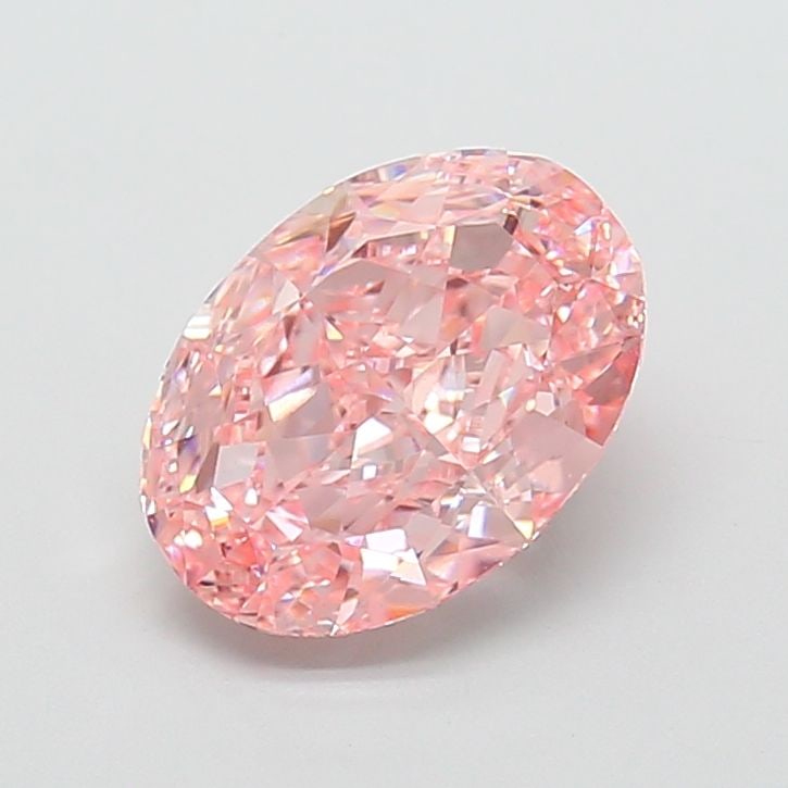 Loose Diamond - OVAL 4.02ct Fancy Vivid Pink VVS2: Loose Diamond - OVAL 4.02ct Fancy Vivid Pink VVS2 Source: This is a real non-mined Diamond that has been grown in a lab Shape: OVAL Carats: 4.02 Color: Fancy Vivid Pink Certification: IGI Video: