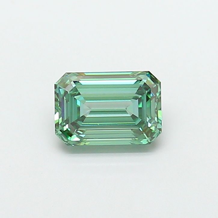 Loose Diamond - EMERALD 2.07ct Fancy Vivid Green VS1 (1 of 1)
