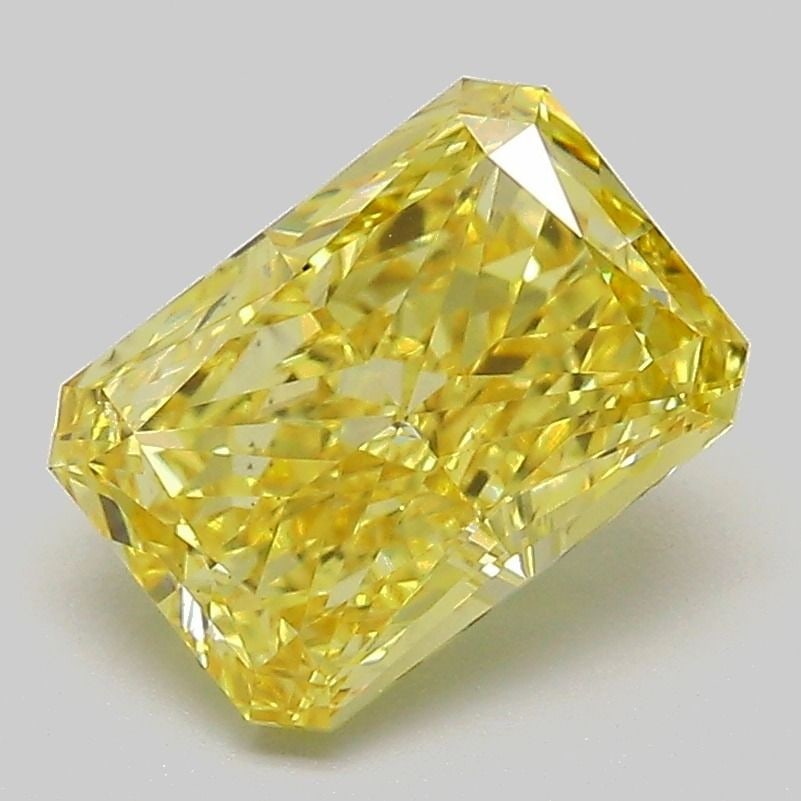 Loose Diamond - RADIANT 2.21ct Fancy Intense Yellow VS2: Loose Diamond - RADIANT 2.21ct Fancy Intense Yellow VS2 Source: This is a real non-mined Diamond that has been grown in a lab Shape: RADIANT Carats: 2.21 Color: Fancy Intense Yellow Certification: IGI