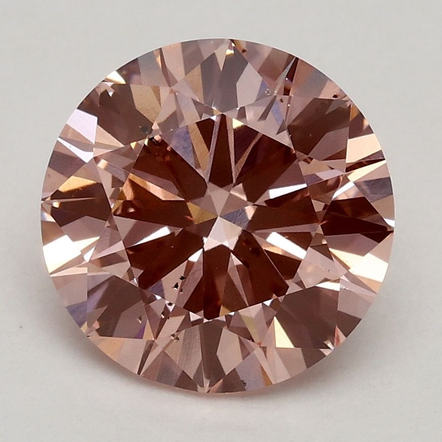 Loose Diamond - ROUND 2.13ct Fancy Intense Pink VS2: Loose Diamond - ROUND 2.13ct Fancy Intense Pink VS2 Source: This is a real non-mined Diamond that has been grown in a lab Shape: ROUND Carats: 2.13 Color: Fancy Intense Pink Certification: IGI Video: