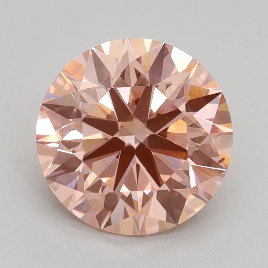Loose Diamond - ROUND 2.49ct Fancy Intense Pink VS2: Loose Diamond - ROUND 2.49ct Fancy Intense Pink VS2 Source: This is a real non-mined Diamond that has been grown in a lab Shape: ROUND Carats: 2.49 Color: Fancy Intense Pink Certification: IGI Video: