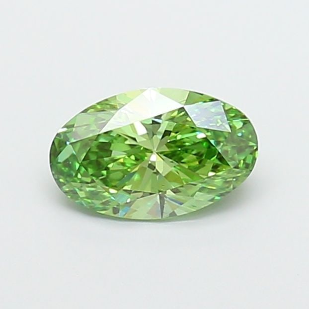 Loose Diamond - OVAL 1.5ct Fancy Vivid Green VS2: Loose Diamond - OVAL 1.5ct Fancy Vivid Green VS2 Source: This is a real non-mined Diamond that has been grown in a lab Shape: OVAL Carats: 1.5 Color: Fancy Vivid Green Certification: IGI Video: