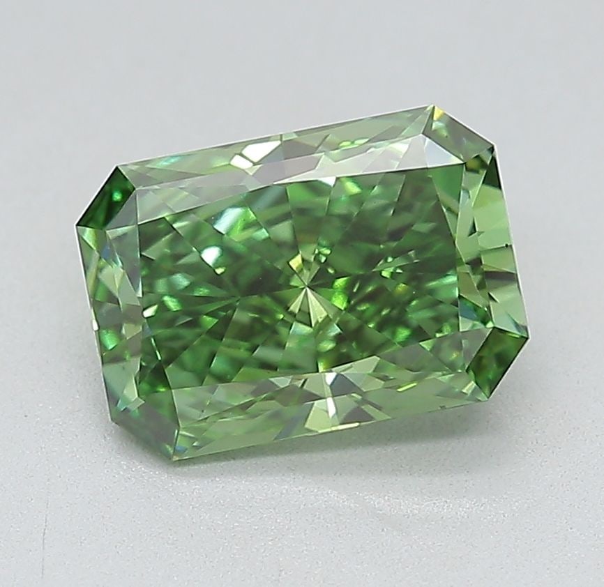 Loose Diamond - RADIANT 1.82ct Fancy Vivid Green VS1 (1 of 1)