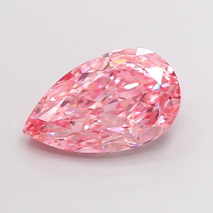 Loose Diamond - PEAR 1.51ct Fancy Vivid Pink VS1: Loose Diamond - PEAR 1.51ct Fancy Vivid Pink VS1 Source: This is a real non-mined Diamond that has been grown in a lab Shape: PEAR Carats: 1.51 Color: Fancy Vivid Pink Certification: IGI Video: