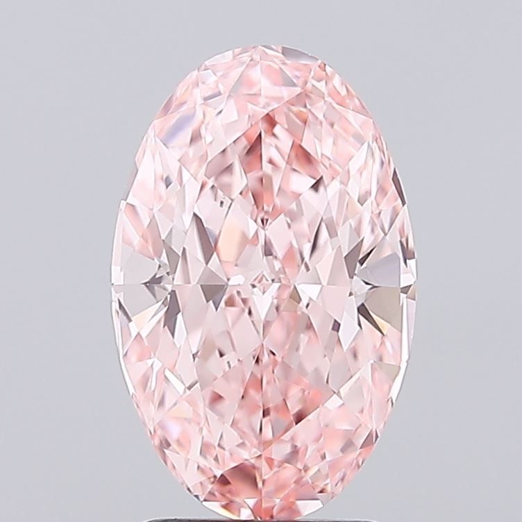 Loose Diamond - OVAL 2.63ct Fancy Vivid Pink VVS2: Loose Diamond - OVAL 2.63ct Fancy Vivid Pink VVS2 Source: This is a real non-mined Diamond that has been grown in a lab Shape: OVAL Carats: 2.63 Color: Fancy Vivid Pink Certification: IGI Video: