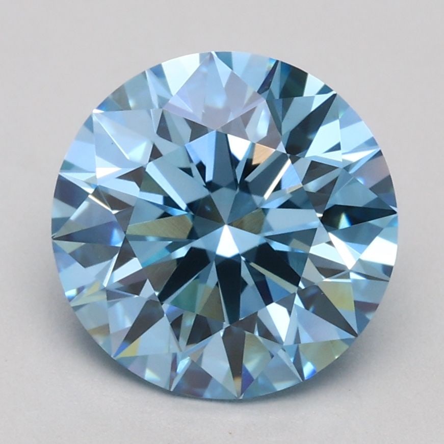 Ideal Loose Diamond - ROUND 2.06ct Fancy Blue VS1 (1 of 1)
