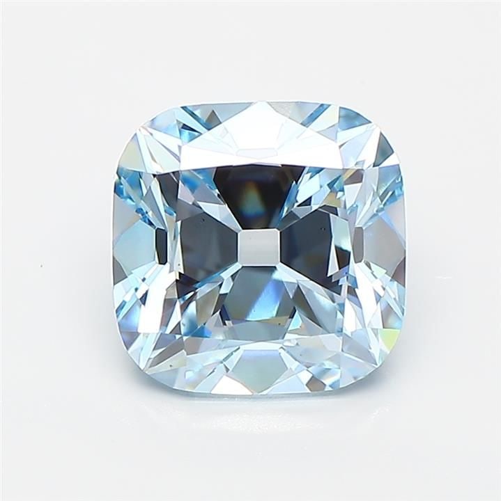 Loose Diamond - CUSHION MODIFIED 2.5ct Fancy Intense Blue VS2: Loose Diamond - CUSHION MODIFIED 2.5ct Fancy Intense Blue VS2 Source: This is a real non-mined Diamond that has been grown in a lab Shape: CUSHION MODIFIED Carats: 2.5 Color: Fancy Intense Blue