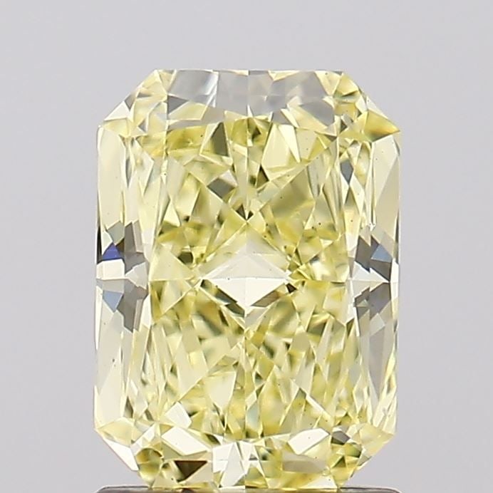 Loose Diamond - RADIANT 1.51ct Fancy Yellow VS1: Loose Diamond - RADIANT 1.51ct Fancy Yellow VS1 Source: This is a real non-mined Diamond that has been grown in a lab Shape: RADIANT Carats: 1.51 Color: Fancy Yellow Certification: IGI Video: Video